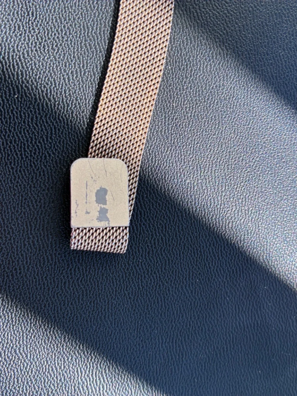 Gold Fitbit HR Inspire 3 Fitness Tracker with Milanese Loop Band